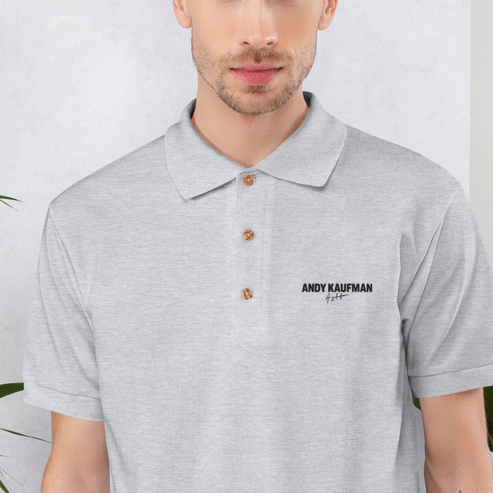 Andy Kaufman™ Embroidered Polo Shirt
